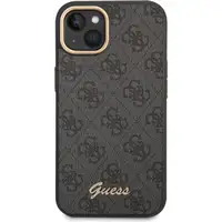 Funda Rígida Guess para Apple iPhone 14 Plus Color Negro Modelo 4G Borde de Cámar