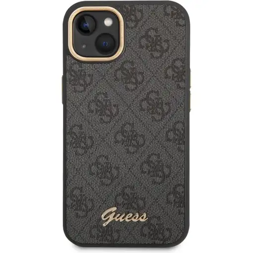 Funda Rígida Guess para Apple iPhone 14 Plus Color Negro Modelo 4G Borde de Cámar