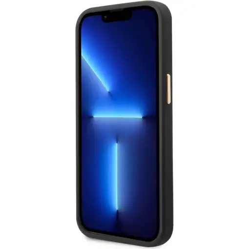 Funda Rígida Guess para Apple iPhone 14 Plus Color Negro Modelo 4G Borde de Cámar