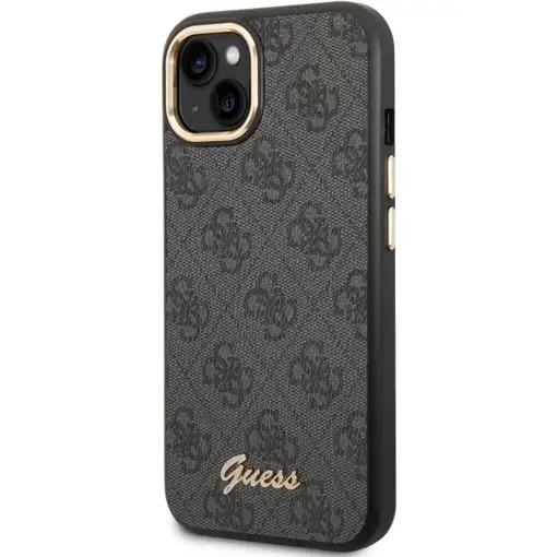 Funda Rígida Guess para Apple iPhone 14 Plus Color Negro Modelo 4G Borde de Cámar
