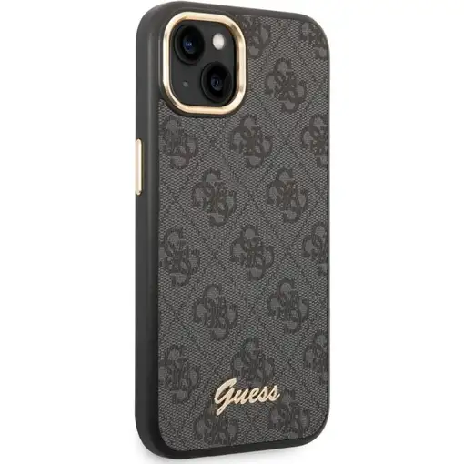 Funda Rígida Guess para Apple iPhone 14 Plus Color Negro Modelo 4G Borde de Cámar