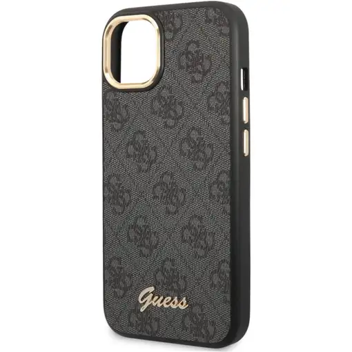 Funda Rígida Guess para Apple iPhone 14 Plus Color Negro Modelo 4G Borde de Cámar