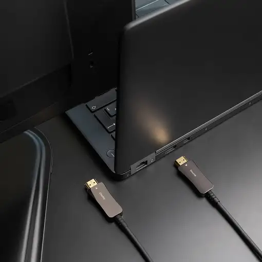 Nanocable Cable HDMI V2.1 AOC 8K@60Hz 4K@120Hz 48Gbps A/M-A/M, Negro, 20 m