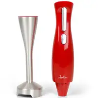 JATA JEBT1852 licuadora Batidora de inmersión 900 W Rojo, Acero inoxidable
