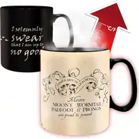 Taza Térmica de Cerámica Abystyle Harry Potter Modelo Mapa del Merodeador