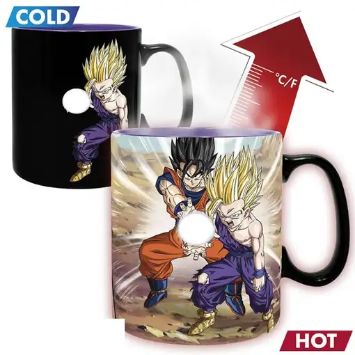 Taza Térmica de Cerámica Abystyle Dragon Ball Modelo Gohan y Célula Taza Térmica de Cerámica Abystyle Dragon Ball Modelo Gohan y Célula