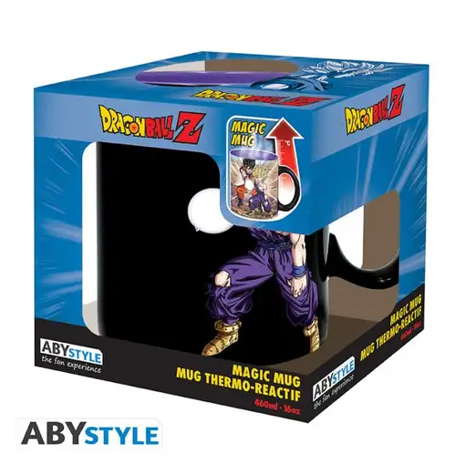 Taza Térmica de Cerámica Abystyle Dragon Ball Modelo Gohan y Célula