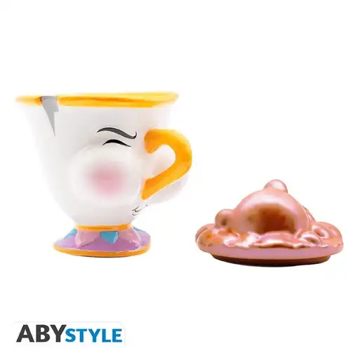 Taza de Cerámica Abystyle Disney La Bella y la Bestia Modelo Chip Enfadado con bu