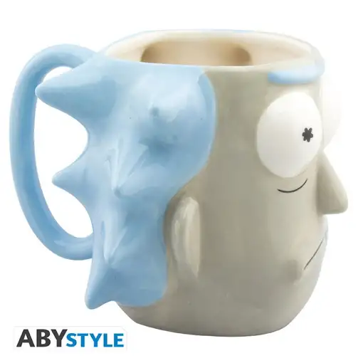 Taza de Cerámica 3D Abystyle Rick y Morty Modelo Rick Sánchez