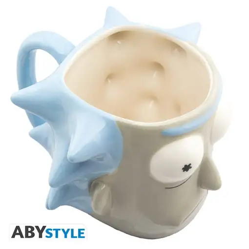 Taza de Cerámica 3D Abystyle Rick y Morty Modelo Rick Sánchez