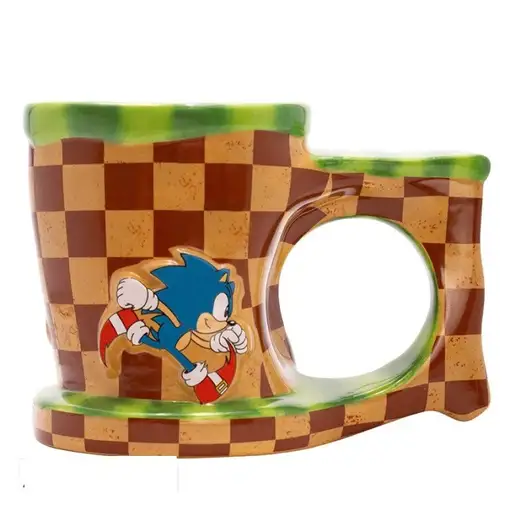 Taza de Cerámica 3D Abystyle Sonic Modelo Sonic Run