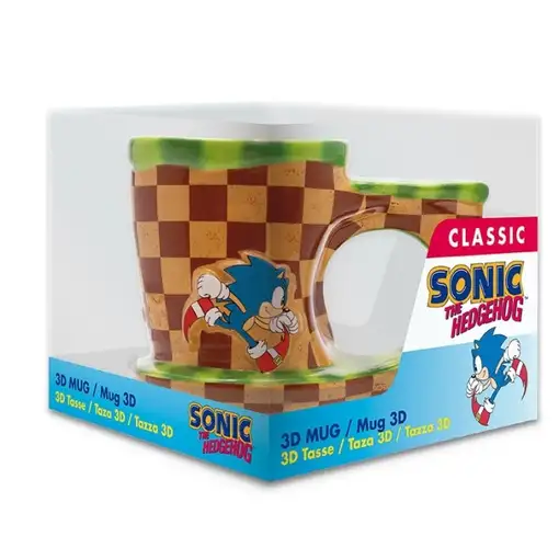 Taza de Cerámica 3D Abystyle Sonic Modelo Sonic Run