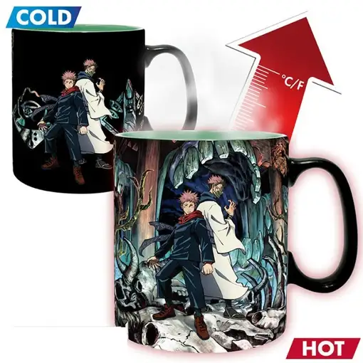 Taza Térmica de Cerámica Abystyle Jujutsu Kaisen Modelo Itadori y Sukuna Taza Térmica de Cerámica Abystyle Jujutsu Kaisen Modelo Itadori y Sukuna