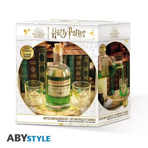 Set de Vasos y Botella Harry Potter Modelo Poción Nº 07