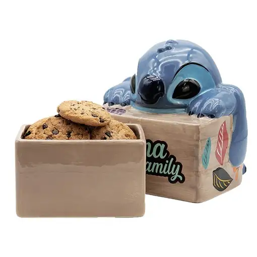 Tarro de Cerámica para Galletas Abystyle Disney Stitch Modelo Ohana Tarro de Cerámica para Galletas Abystyle Disney Stitch Modelo Ohana