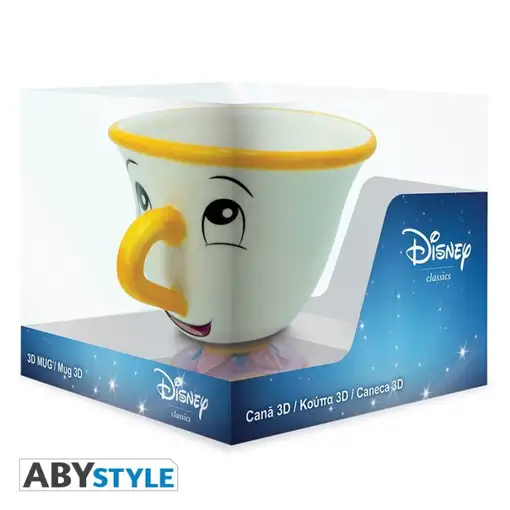 Taza de Cerámica Abystyle Disney La Bella y La Bestia Modelo Chip