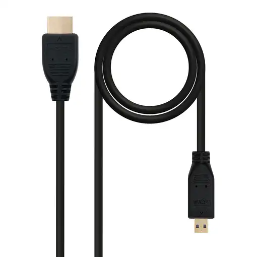 Nanocable HDMI, 0.8m cable HDMI 0,8 m HDMI tipo A (Estándar) HDMI tipo D (Micro) N
