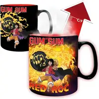 Taza Térmica de Cerámica Abystyle One Piece Modelo Luffy vs Kaidou