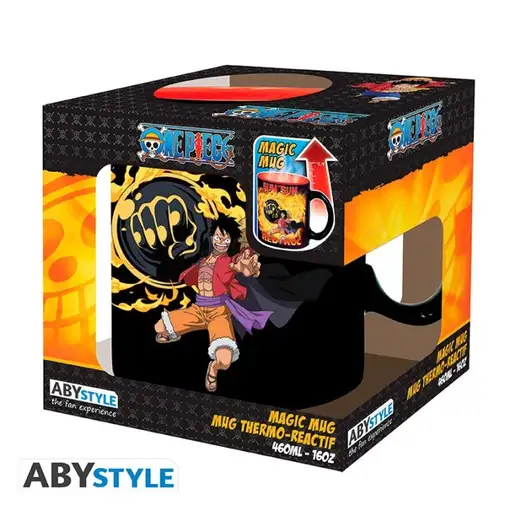 Taza Térmica de Cerámica Abystyle One Piece Modelo Luffy vs Kaidou