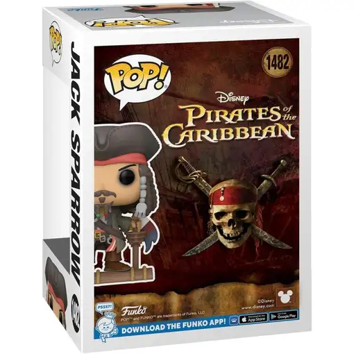 Figura Funko Pop! Disney Piratas del Caribe Capitán Jack Sparrow Modelo 1482 | 81