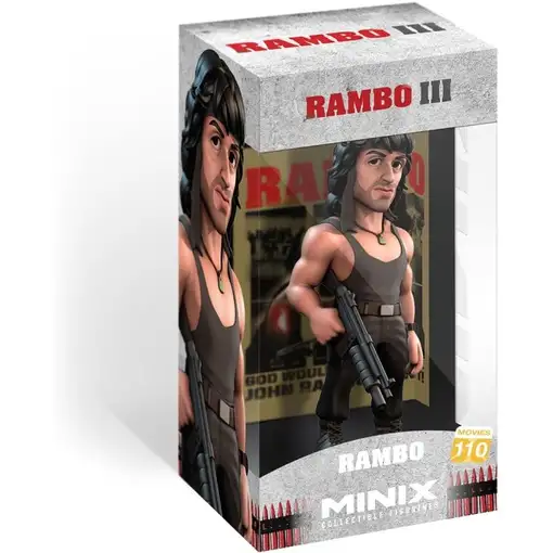Figura Minix Rambo III Rambo Modelo 110