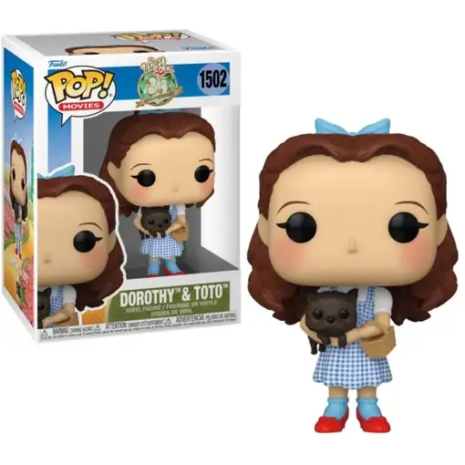 Figura Funko Pop! Películas 85 Aniversario El Mago de Oz Dorothy con Toto Modelo