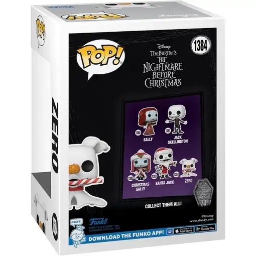 Figura Funko Pop! Disney Pesadilla antes de Navidad Zero Modelo 1384 | 72387
