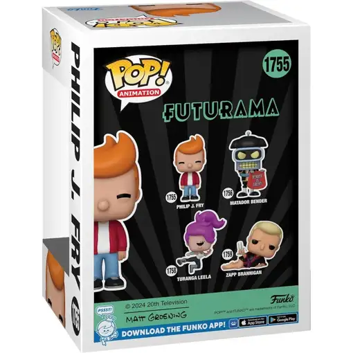 Figura Funko Pop! Futurama Philip J. Fry Modelo 1755 | 80078
