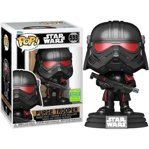 Figura Funko Pop! Star Wars Purge Trooper Modelo 533 | 65334 Edición Limitada Con