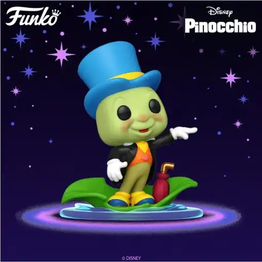 Figura Funko Pop! Disney Classics Jiminy Cricket Modelo 1228| 66379 Edición Espec