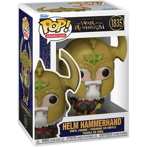 Figura Funko Pop! Animación WoR The War of Rohirrium Helm Hammerhand Modelo 1835