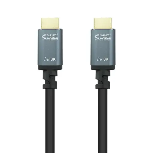 Nanocable Cable HDMI 2.1 IRIS 8K A/M-A/M, Negro, 1.5 m