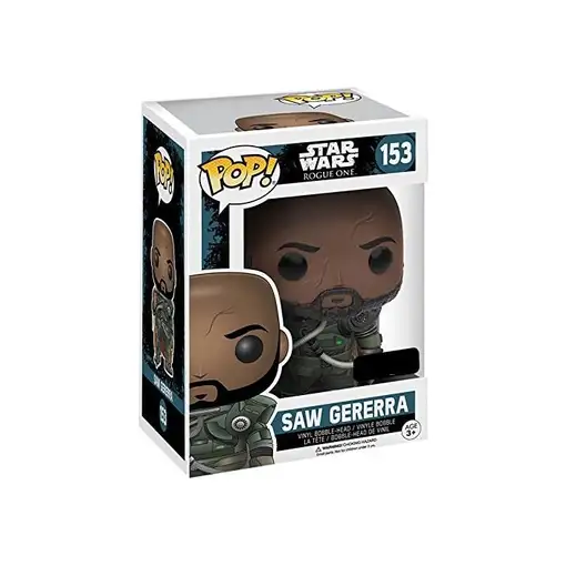 Figura Funko Pop! Star Wars Rogue One Saw Gererra Modelo 153 | 10457 Edición Excl