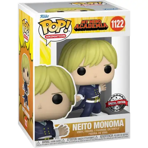 Figura Funko Pop! Animación My Hero Academia Neito Monoma Modelo 1122 | 63282 Edi