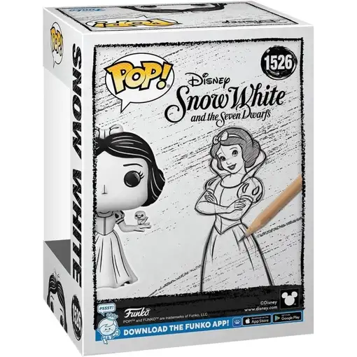 Figura Funko Pop! Disney Blancanieves Snow White Modelo 1526 | 80945 Edición en b