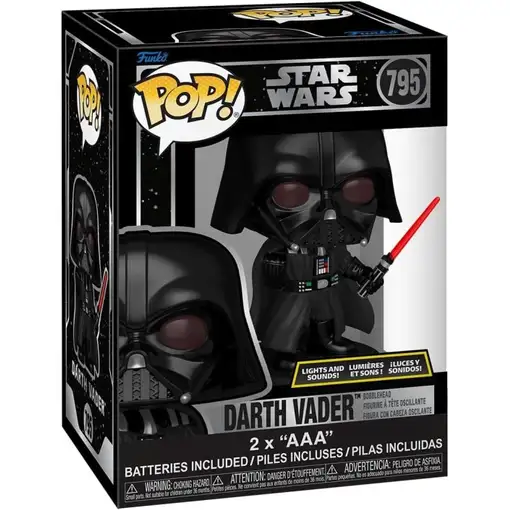 Figura Funko Pop! SFX Star Wars Darth Vader con Luces y Sonido Modelo 795 | 86454