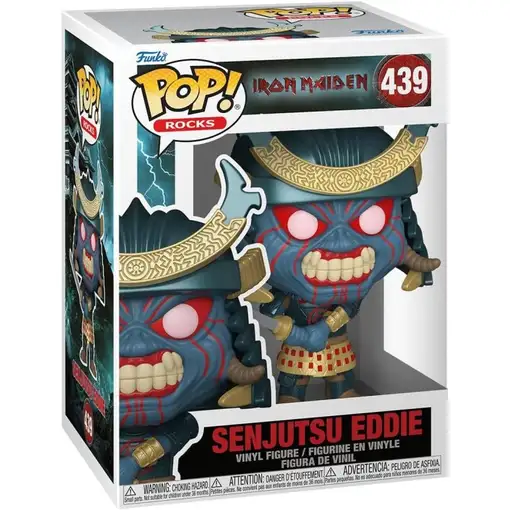 Figura Funko Pop! Rocks Iron Maiden Senjutsu Eddie Modelo 439 | 80488