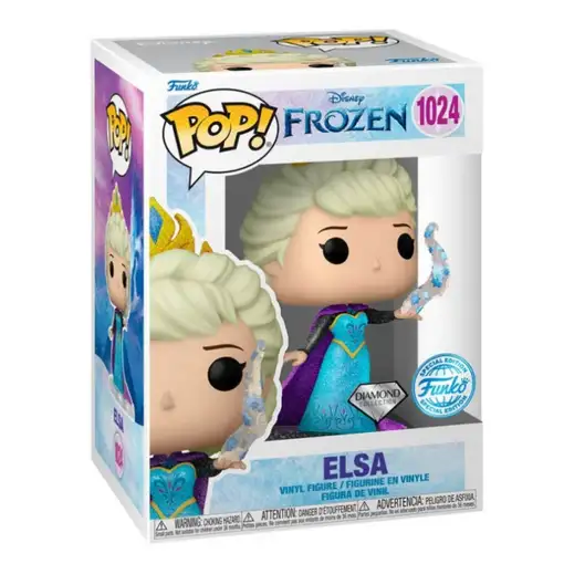 Figura Funko Pop! Disney Frozen Elsa Modelo 1024 | 66647 Edición Especial Diamond