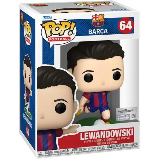 Figura Funko Pop! Football Barça Robert Lewandowski Modelo 64 | 72236