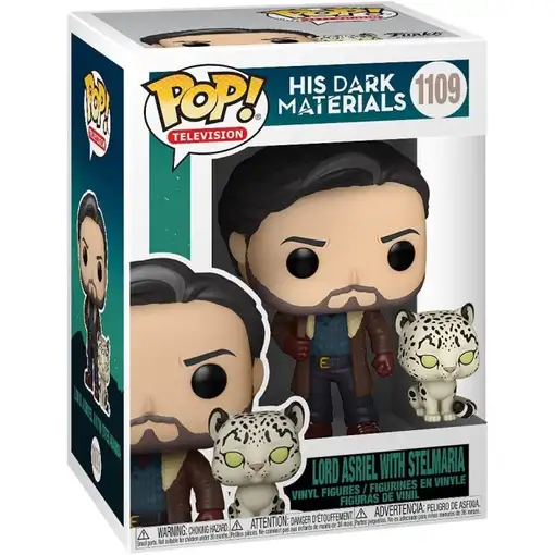 Figura Funko Pop! Series La Materia Oscura Lord Asriel con Stelmaria Modelo 1109
