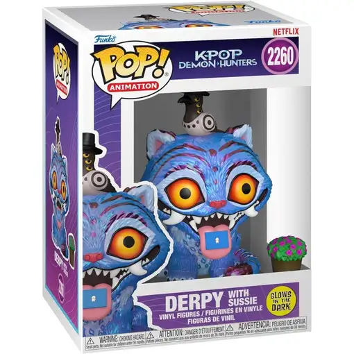 Figura Funko Pop! Animación Guerreras K-Pop Demon Hunters Derpy con Sussie Modelo