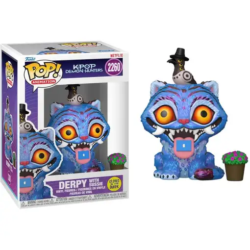 Figura Funko Pop! Animación Guerreras K-Pop Demon Hunters Derpy con Sussie Modelo