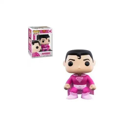 Figura Funko Pop! Héroes Superman Modelo 349 | 49988 Edición apoyo lucha cáncer d