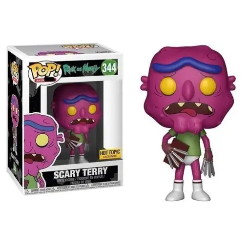 Figura Funko Pop! Rick & Morty Scary Terry 344 | 26041 Edición Hot Topic