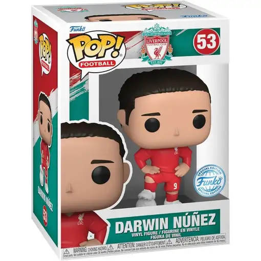 Figura Funko Pop! Fútbol Liverpool Darwin Núñez Modelo 53 | 73932