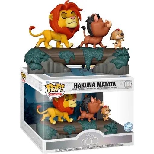 Figura Funko Pop! Moment Disney 100 Aniversario Hakuna Matata Modelo 1313 | 68641
