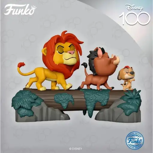 Figura Funko Pop! Moment Disney 100 Aniversario Hakuna Matata Modelo 1313 | 68641