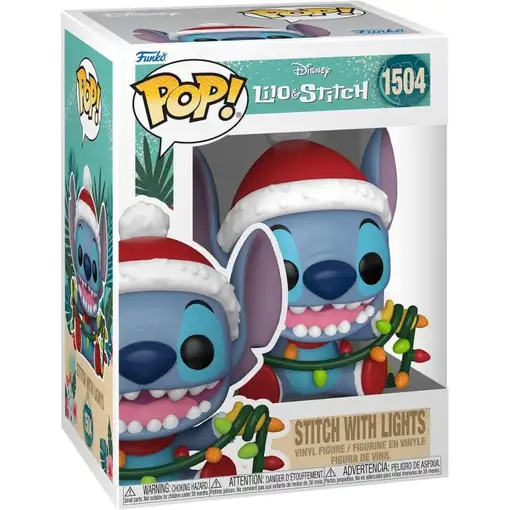 Figura Funko Pop! Disney Lilo y Stitch Stitch con Luces Modelo 1504 | 80038