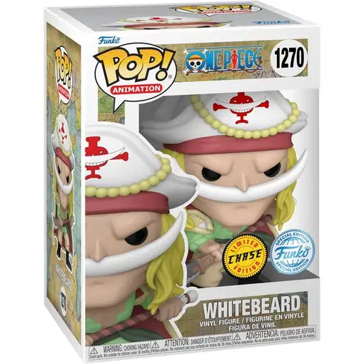 Figura Funko Pop! Animación One Piece Whitebeard Modelo 1270 | 62683 Edición Chas