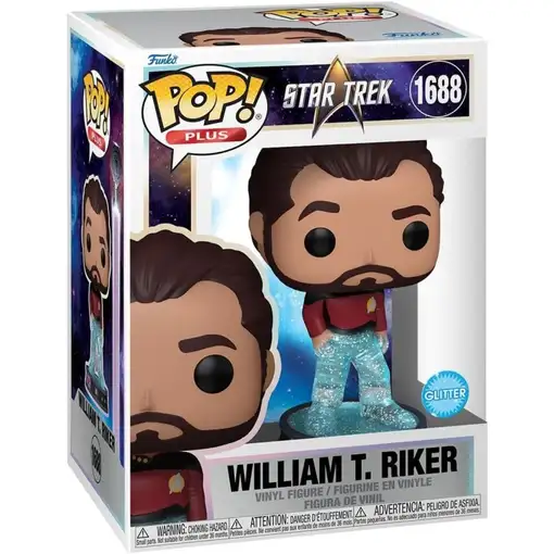 Figura Funko Pop! Star Trek Transporter William T. Riker Modelo 1688 | 83773